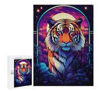 Puzzle 500 PCS Para Adolescentes Fantastic Tiger The Wild Puzzle Para Adultos Juegos Relajantes Decoración Del Hogar Regalos Únicos Para Cumpleaños Y Navidad 500 PCS