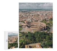 Puzzle 500 PCS para adultos Vista aérea de Roma para adolescentes rompecabezas juguetes decoración de pared análisis y lógica regalos de Navidad y cumpleaños 500 PCS