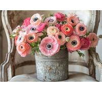 Puzzle 500 Pieces Fiori Rosa Impossible Rompecabezas Juegos Casuales Puzzle de Madera Adultos para Adultos y niños a Partir de 14, Cultivar la Paciencia y la concentración, Decoración del Hogar R-1
