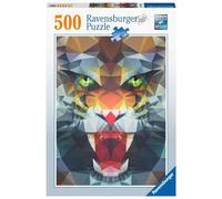 Puzzle 500 Pièces Ravensburger Lion de polygone