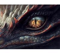 Puzzle 500 Piezas Adultos Arte, Rompecabezas Entretenimiento Creativo, Diversión DIY, Puzzles Clásicos para Adultos, Colorido y con Dragón Animal-Motivo