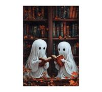 Puzzle 500 Piezas Adultos Estantería Fantasma, Educativo Intelectual Descompresión Divertido Juego Familiar, Rompecabezas 500 Piezas 52 x 38 cm