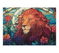 Puzzle 500 Piezas Adultos Flores de León, Puzzle para Adulto, Juego Desafiante, Juguete Educativo, para desafiante Juego de Actividades Familiares Puzzles para Adultos 500 pcs 52 x 38 cm