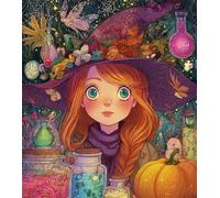 Puzzle 500 Piezas Adultos Juguete Desafío y Juego Educativo Puzzle para Adultos 500 Piezas, Rompecabezas Imposible Colorido, Hada iluminada Luna 45x45cm