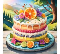 Puzzle 500 Piezas Adultos Juguete Desafío y Juego Educativo Puzzle para Adultos 500 Piezas, Rompecabezas Imposible Colorido, Pastel Frutas Natural 45x45cm