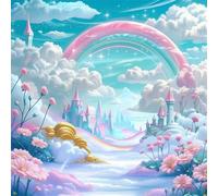 Puzzle 500 Piezas Adultos Paraíso de Nubes, Jigsaw Puzzle 500 Piezas, Rompecabezas Clásico Difícil y Relajante, Idea de Regalo para Ella o Él 45x45cm