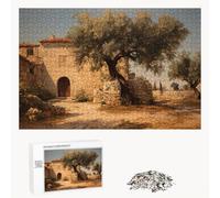 Puzzle 500 Piezas Adultos Retro & Áreas Rurales, Rompecabezas con Letras Traseras y Póster, Pasatiempo Antiestrés, Decoración de Pared, Regalo Decorar Mujer Hombre 52 x 38 cm (14 Años +) P3#399