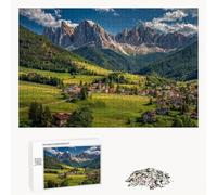 Puzzle 500 Piezas Adultos Suiza & Paisaje, Rompecabezas con Letras Traseras y Póster, Pasatiempo Antiestrés, Decoración de Pared, Regalo Decorar Mujer Hombre 52 x 38 cm (14 Años +) P3#158