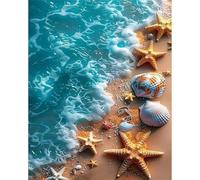 Puzzle 500 Piezas, Estrella de mar Concha de Playa Puzzles para Adultos,Rompecabezas de Adultos, Juguetes de Regalo Entretenimento Puzzle, Juego de Rompecabezas