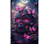 Puzzle 500 Piezas Fantasma Mariposa, 52x38 cm, Juego Educativo, Reto Creativo, Rompecabezas Imposible, Puzzles 500 Piezas Adultos