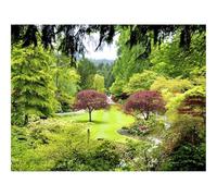 Puzzle 500 Piezas para Adultos y Niños Mayores - -Canadá,Butchart,Jardines,árboles 52x38cm