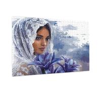 Puzzle 500 Piezas Religión Puzzle Mujer Rompecabezas DIY con Caja de Regalo,Pasatiempo Creativo,Regalos Originales para Mujer,Juego Familiar Actividades Creativas para Wall Decoration 52x38 cm -1114Y