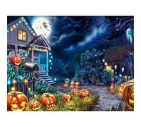 Puzzle 500 Piezas, Rompecabezas para Adultos, Puzzle 500 Piezas DIY, Juego de Habilidad para Toda la Familia, Puzzles para Decoración del Hogar (Calabaza de Halloween)