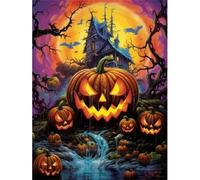 Puzzle 500 Piezas, Rompecabezas para Adultos, Puzzle 500 Piezas DIY, Juego de Habilidad para Toda la Familia, Puzzles para Decoración del Hogar (Calabazas de Halloween)