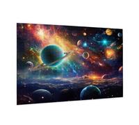 Puzzle 500 Piezas Universo Puzzle Planeta Rompecabezas DIY con Caja de Regalo,Pasatiempo Creativo,Regalos Originales para Mujer,Juego Familiar Actividades Creativas, Wall Decoration 52 x 38 cm -1071Y