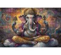 Puzzle 500 Piezas, Zen Puzzle 500 Piezas Adulto 55x40 CM, Puzzles Madera Abstracto Exquisito Embalaje en Caja de Papel, Bolsa de Malla Portátil para Regalo Hombre Mujer Decoracion Pared RXPT-8401