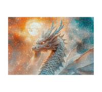 Puzzle 5000 Piezas Adultos Dragón Puzzle para Adultos Luna Rompecabezas Juguetes Educativos Regalos Originales para Mujer Rompecabezas Entretenimiento Creativo Divertido Familia Juego 156x105cm K-80