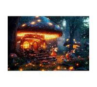 Puzzle 5000 Piezas Adultos Elfos Puzzle para Adultos Champiñón Rompecabezas Juguetes Educativos Regalos Originales para Mujer, Rompecabezas Entretenimiento Creativo, Home Decoration 156x105cm E-68