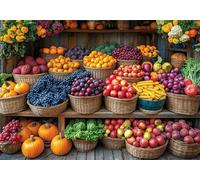 Puzzle 5000 Piezas Adultos Fruta Puzle Imposible Calabaza Arte Jigsaw Puzzles Educa de Rompecabezas y Juego Familiar para Adultos y Adolescente a Partir de 14 Años Entretenimiento Regalos P-327