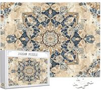 Puzzle 5000 Piezas Adultos, Mandala Puzzle Bohemia Patrón Diseño, 156x105cm Gran Formato Color Jigsaw Adultos, DIY Artesanía con Embalaje de Caja de Regalo, Home Room Wall Decor, Regalo Mujer,Model161
