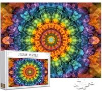 Puzzle 5000 Piezas Adultos, Mandala Puzzle Flores Patrón Diseño, 156x105cm Gran Formato HD Color Jigsaw Adultos, DIY Artesanía con Embalaje de Caja de Regalo, Home Room Wall Decor Regalo Mujer,Model87