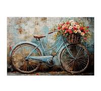 Puzzle 5000 Piezas Adultos, Puzzle 5000 Piezas de Madera, Rompecabezas para Adultos Bicicleta Patrón, Rompecabezas Desafiante para Toda la Familia, Regalos Originales para Mujer, Tema: Flor, E-4