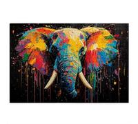 Puzzle 5000 Piezas Adultos, Puzzle 5000 Piezas de Madera, Rompecabezas para Adultos Elefante Patrón, Rompecabezas Desafiante para Toda la Familia, Regalos Originales para Mujer, Tema: Abstracto, P-90
