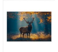 Puzzle 5000 Piezas Adultos Puzzle Animal Ciervo Rompecabezas Adultos XXL 156 x 105cm, Impossible Rompecabezas, Jigsaw Arte Juego Educa Familiar Aliviar El Estrés, Regalos para Hombres y Mujeres K-6