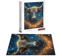 Puzzle 5000 Piezas Adultos, Puzzle Animal con Exquisita Caja de Embalaje, Medidas: 156 x 105 cm, Rompecabezas Buey para Toda la Familia, Rompecabezas Desafiante para Decoracion Hogar y Pared B-4778