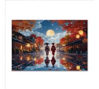 Puzzle 5000 Piezas Adultos Puzzle Japón Paisaje Rompecabezas Adultos XXL 156 x 105cm, Impossible Rompecabezas, Jigsaw Arte Juego Educa Familiar Aliviar El Estrés, Regalos para Hombres y Mujeres U-5
