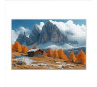 Puzzle 5000 Piezas Adultos Puzzle Montaña Paisaje Rompecabezas Adultos XXL 156 x 105cm, Impossible Rompecabezas, Jigsaw Arte Juego Educa Familiar Aliviar El Estrés, Regalos para Hombres y Mujeres T-0
