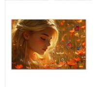 Puzzle 5000 Piezas Adultos Puzzle Mujer Mariposa Rompecabezas Adultos XXL 156 x 105cm, Impossible Rompecabezas, Jigsaw Arte Juego Educa Familiar Aliviar El Estrés, Regalos para Hombres y Mujeres W-5