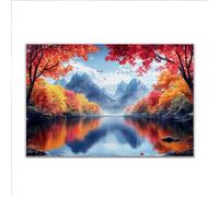Puzzle 5000 Piezas Adultos Puzzle Paisaje Árbol Rompecabezas Adultos XXL 156 x 105cm, Impossible Rompecabezas, Jigsaw Arte Juego Educa Familiar Aliviar El Estrés, Regalos para Hombres y Mujeres Q-7