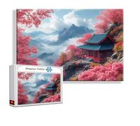 Puzzle 5000 Piezas Adultos, Puzzle Paisaje XXL 156 x 105 cm, Japón Rompecabezas Adultos Desafiantes Imposible, DIY Jigsaw Arte Ivertido Juego Familiar, Regalos de Pascua para Hombres y Mujeres B-9