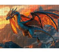 Puzzle 5000 Piezas Adultos, Rompecabezas de Madera 156 x 105 cm Gran Detalle y Colores Vivos - Un Desafío Divertido para Familia y Amigos, Actividad Creativa y Regalo Educativo, dragón sueño-2 f0-631