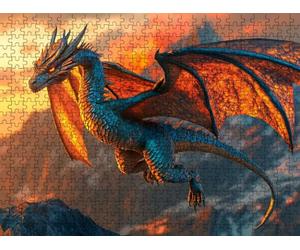Puzzle 5000 Piezas Adultos, Rompecabezas de Madera 156 x 105 cm Gran Detalle y Colores Vivos - Un Desafío Divertido para Familia y Amigos, Actividad Creativa y Regalo Educativo, dragón sueño-2 f0-631