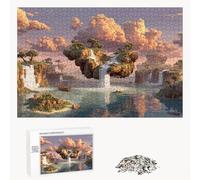 Puzzle 5000 Piezas Adultos Sueño & Isla, Rompecabezas con Letras Traseras y Póster, Pasatiempo Antiestrés, Decoración de Pared, Regalo Decorar Mujer Hombre, 181x105cm (14 Años +) P3#499