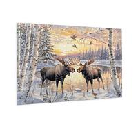 Puzzle 5000 Piezas Animal Puzzle Bosque Rompecabezas DIY con Caja de Regalo,Pasatiempo Creativo,Regalos Originales para Mujer,Juego Familiar Actividades Creativas, Wall Decoration 105 x 156 cm -1313Y