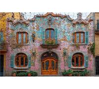 Puzzle 5000 Piezas Arquitectura, Puzzle 5000 Piezas Adulto Flor, Rompecabezas de Madera para Adultos 160x105cm, Puzzles para Toda la Familia Cuadros Decoracion Salon Modernos Regalo Mujer RXPT-5686