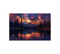 Puzzle 5000 Piezas, Cielo Estrellado Puzzle 5000 Piezas Madera 105x160Cm con Caja de Papel de Colores y Bolsa de Malla Portátil, Rompecabezas Árbol para Primavera Decoracion Pared Regalo LZPT-02874