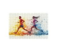 Puzzle 5000 Piezas Correr Puzzle 5000 Piezas Adultos Deportes Educativo Rompecabezas Madera para Toda la Familia Junta, Puzzles para Reducir el Estrés y Primavera Decoracion 105 x 160CM LZPT-05063
