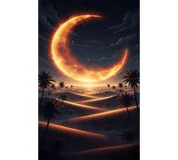 Puzzle 5000 Piezas Desierto Lunar, Puzzles Imposible, Desafiante Acertijo, Juegos de Rompecabezas para Toda la Familia, Puzzle Adultos 5000 Piezas 156 x 105 cm