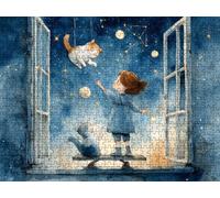 Puzzle 5000 Piezas, Dream Girl Rompecabezas Adultos Puzzle, Desafiante Puzzles de Decoración Juego de, Entretenimiento Juego Educativo para Toda la Familia, para Regalo Decoración R7KH-610