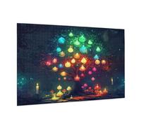 Puzzle 5000 Piezas Fantástico Puzzle Árbol De La Vida Rompecabezas DIY con Caja de Regalo,Pasatiempo Creativo,Regalos Originales para Mujer,Juego Familiar Actividades,Wall Decoration 105x156 cm -933Y