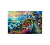 Puzzle 5000 Piezas Faro Puzzle 5000 Piezas Adultos Flor Educativo Rompecabezas Madera para Toda la Familia Junta, Puzzles para Reducir el Estrés y Primavera Cuadros Decoracion 105 x 160CM LZPT-02825
