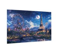 Puzzle 5000 Piezas Francia Puzzle Torre Eiffel Rompecabezas DIY con Caja de Regalo,Pasatiempo Creativo,Regalos Originales para Mujer,Juego Familiar Actividades, Wall Decoration 105 x 156 cm -232Y