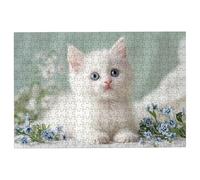 Puzzle 5000 Piezas Gato, Puzzle Animales, Puzzles 5000 Adultos, Rompecabezas Adultos con Caja Regalo, Rompecabezas de Madera Desafiante para Toda la Familia, Regalos Originales para Mujer Decor -2652