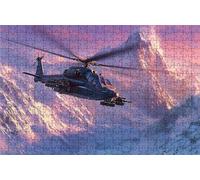 Puzzle 5000 Piezas HelicóPtero, Puzzle 5000 Piezas Adulto MontañA Nevada, Rompecabezas de Madera para Adultos 105x160 CM, Puzzles para Toda la Familia Cuadros Decoracion Salon Modernos Regalo RXPT5094