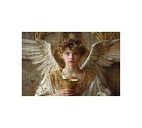 Puzzle 5000 Piezas, Hombre Puzzle 5000 Piezas Madera 105 x 160 CM con Caja de Papel de Colores y Bolsa de Malla Portátil, Rompecabezas Ángel para Primavera Decoracion Pared Regalo Mujer LZPT-03752