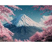 Puzzle 5000 Piezas Japón Rompecabezas Adultos Monte Fuji Puzzles Desafío Imposible 156x105cm Rompecabezas DIY Pintura para Adultos y Chico Mayores 14 Años Regalos Mujeres para Decoración Hogar C-852
